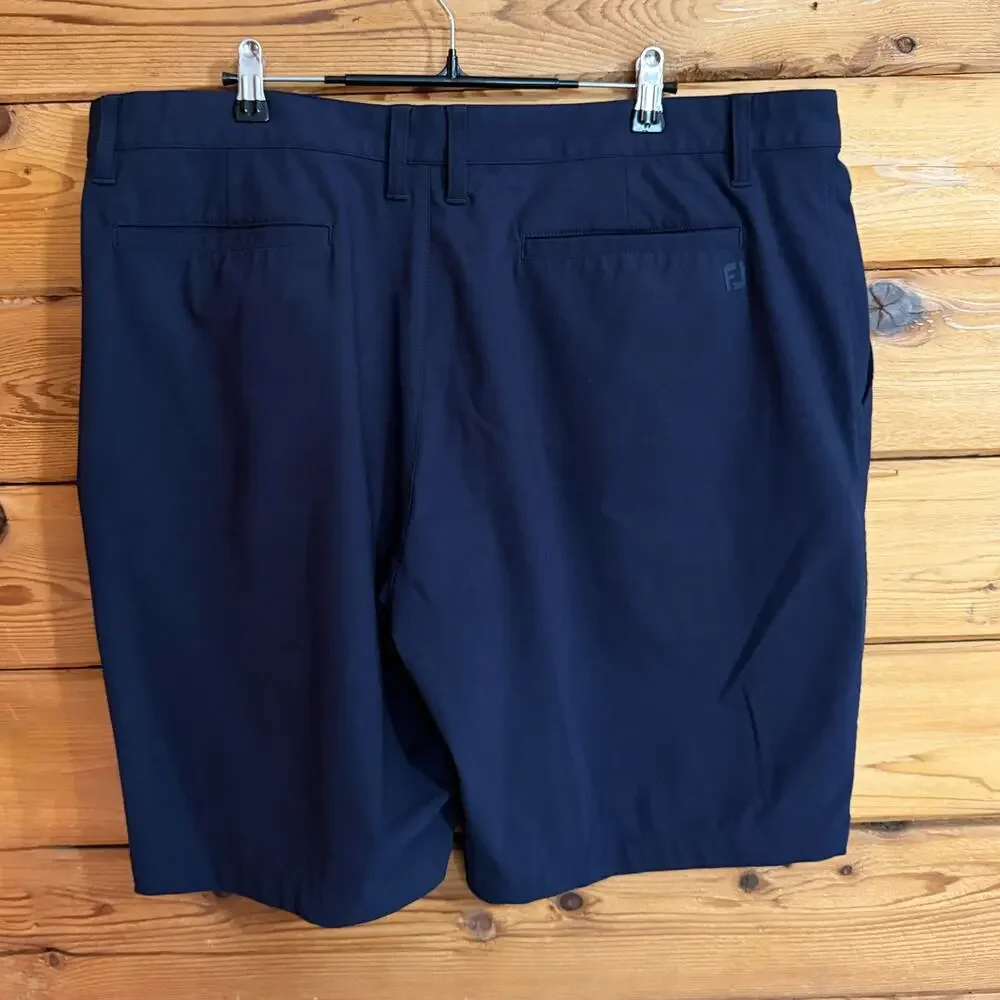 Footjoy Mens Golf Shorts Blue Size 40